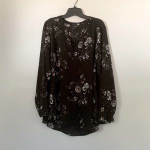 Torrid floral long sleeve top